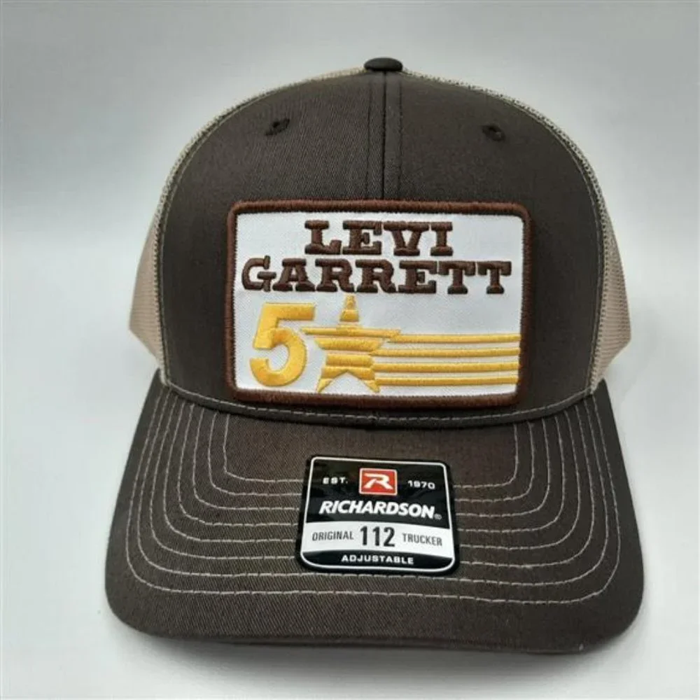 Levi Garrett Chew Embroidered Patch Richardson 112 Trucker Cap Racing Vintage